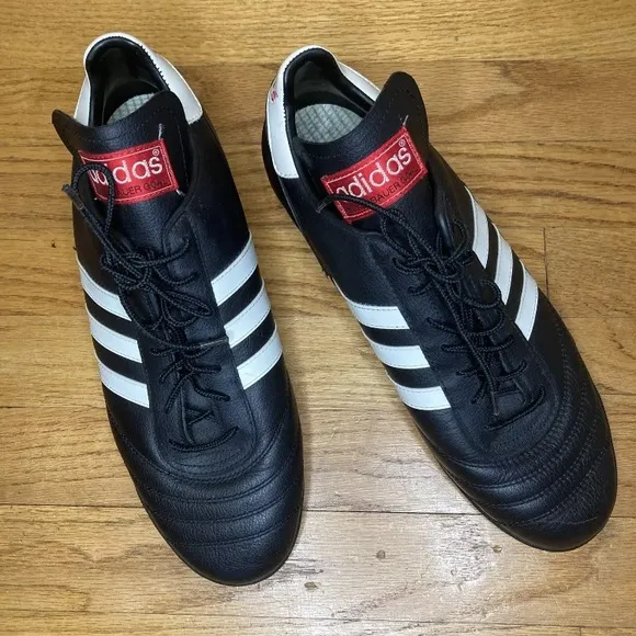 Vintage 90s Adidas Beckenbauer Goal Soccer Shoes Sneakers Football Mens US 11