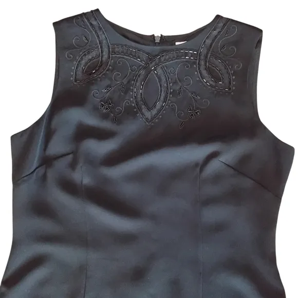 Vintage Adrianna Papéll Dress Womens Size 8 Quiet Luxury Party Cocktail Classic