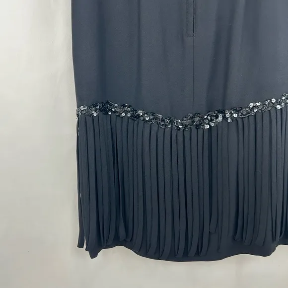 Vintage Black Minimalist 90s Jazzy Evening Dress Cocktail Dress