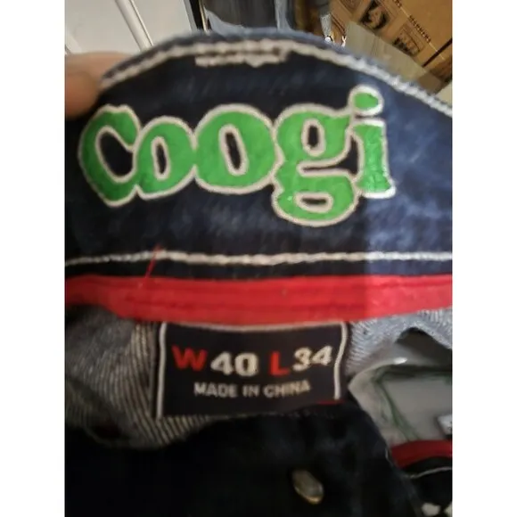 vintage coogi jeans 40x34 Embroidered Pockets