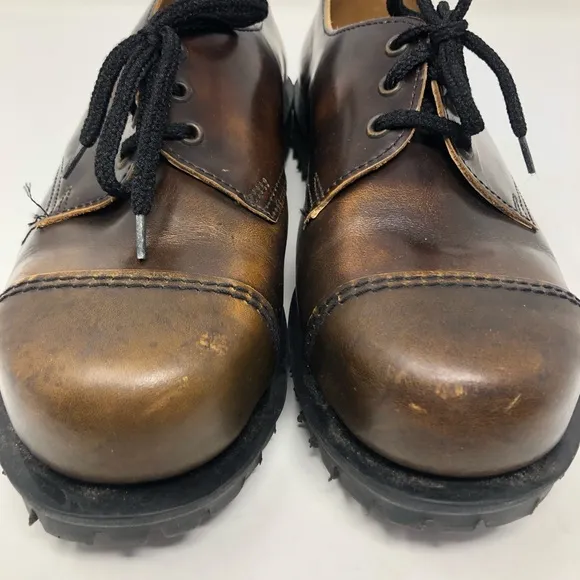 Vintage dr martens 8W 6M Getta grip low boots 6 men’s brown leather