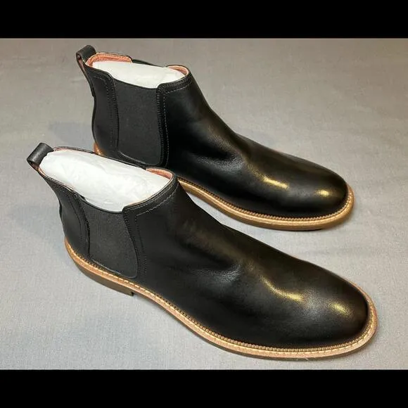 Vintage Foundry Co. Mens‎ Martin Black Chelsea Boots Size 12 NIB