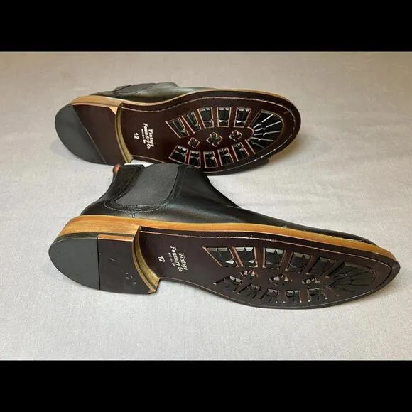 Vintage Foundry Co. Mens‎ Martin Black Chelsea Boots Size 12 NIB