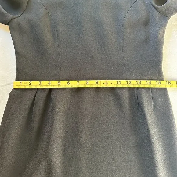 Vintage Givenchy Hi Formal Black Dress &amp; Jacket Women's 10 Luxury Minimalism