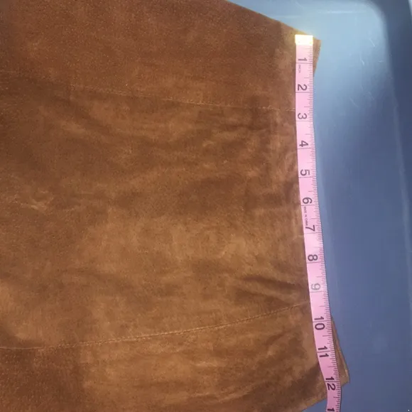 Vintage Leather Mini Skirt