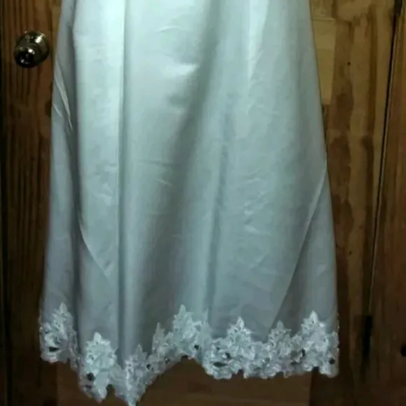Vintage wedding dress Ginnis by Monique, 80s 90s formal luxury white cel…