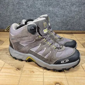 Vintage Salomon Boots Extend Mid XCR GTX Men's 9.5 Gore Tex Hiking Trail Gray