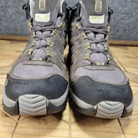 Vintage Salomon Boots Extend Mid XCR GTX Men's 9.5 Gore Tex Hiking Trail Gray
