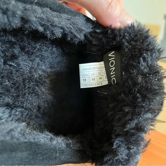 Vionic Black Adler Slipper Men's Shoe Size 11