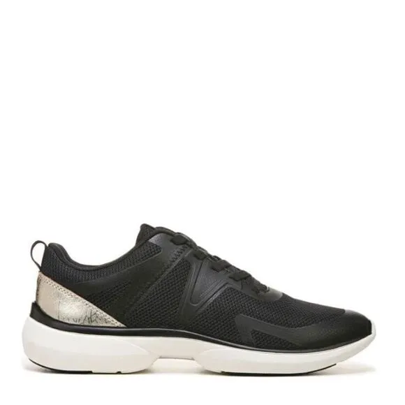 VIONIC Leyo Sneaker Orthotic Comfort Cushioned Tennis Shoes, Black, Size 9, NWT