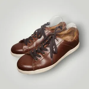 Vionic men's Baldwin Brown Leather shoes sneakers 11 vsm035