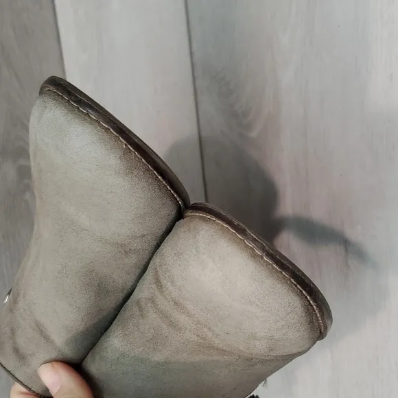 Vionic Women Serena Comfort Ankle Leather Booties shoes sz 6