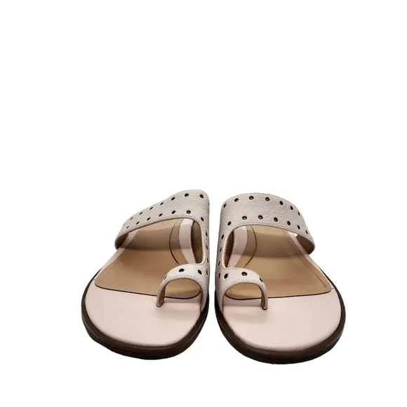 Vionic Women's Lupita Leather Slip On Slide Sandals - 7.5