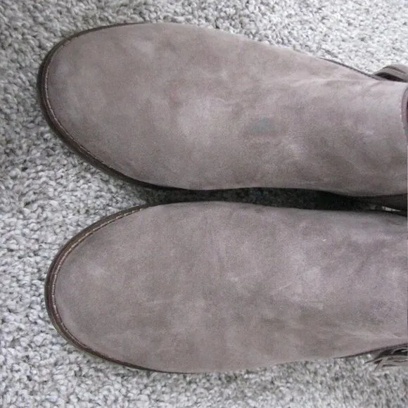 Vionic suede ankle boots 8.5