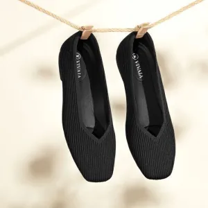 VIVAIA‎ Square-Toe V-Cut Flats (Margot 2.0) Size EUR 41 US 9.5