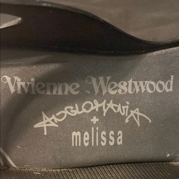 Vivienne Westwood Black Peep-Toe Heels