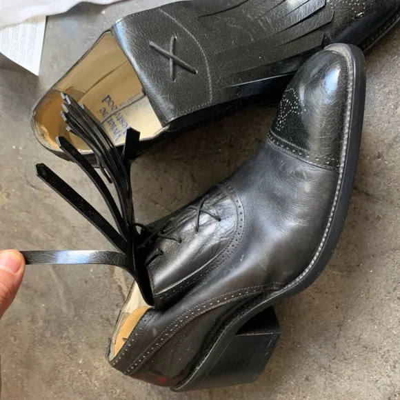 Vivienne Westwood Early 2000's Shoes USED IN THE SHOW ! detachable accessory