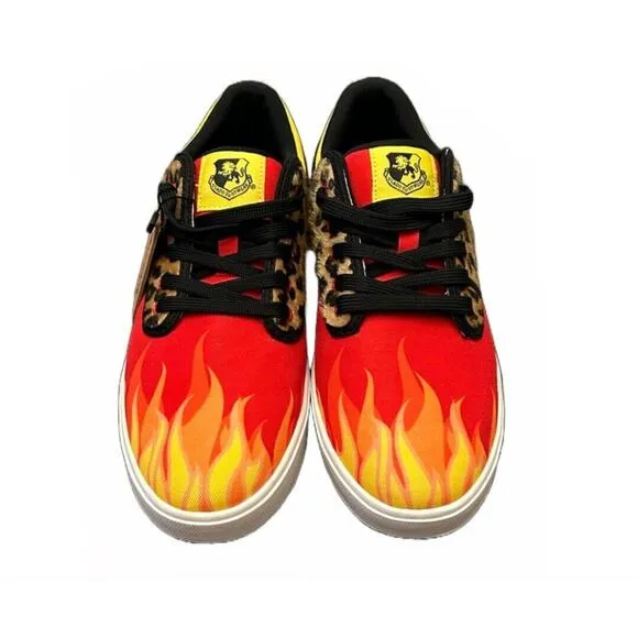 Vlado Spectro 3 Limited Edition‎ Flames &amp; Cheetah Rare Men's Shoes Size 8 NWT