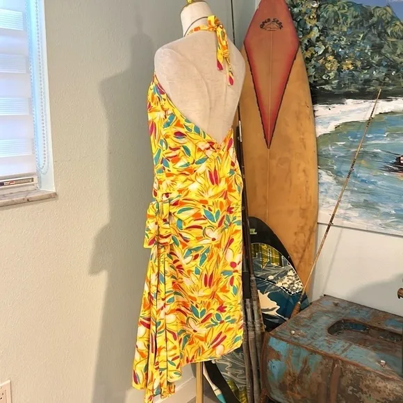 VTG GIANFRANCO FERRE’, Exclusive Luxury Italian Elegant Dress, Vibrant, Unique
