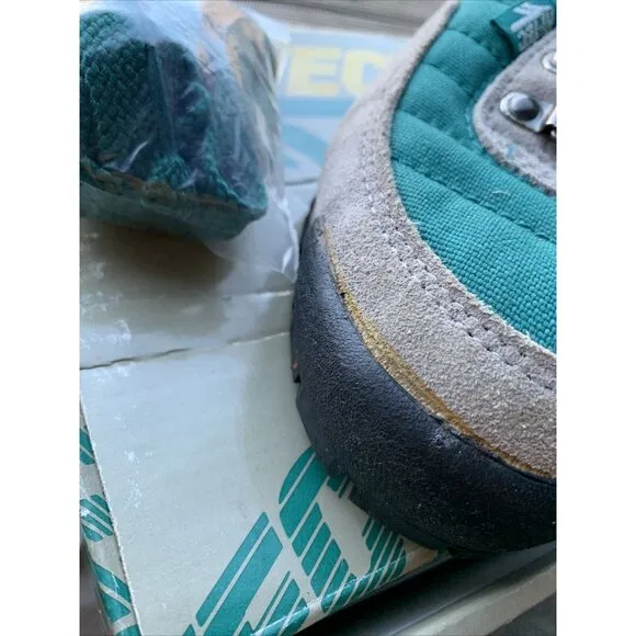 VTG  Hi-Tec Rugged Outdoor Hiking Boots Women's Size 7 Teal/Gray