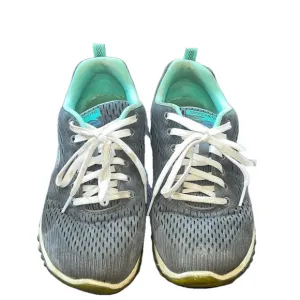 well worn Skechers Women's Gray Athletic Shoes