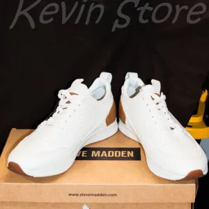White- Steve Madden Men's Jogger Sneaker Ortholite Cushioned Insole, Steve Madd…