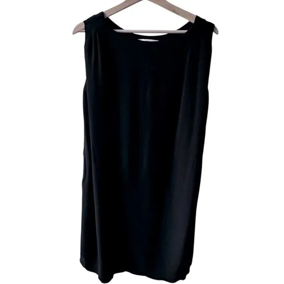 Wilt Black Sleeveless Shell Dress with Pockets – Size 4 minimalist business chic