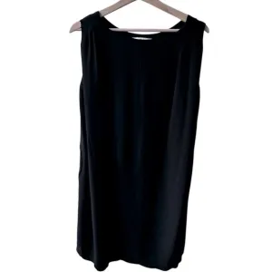 Wilt Black Sleeveless Shell Dress with Pockets – Size 4 minimalist business chic