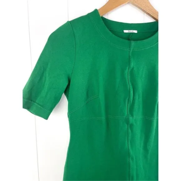 Wolford Green Professional Modest Sleek Minimalist Career Dress Size 38 (S)