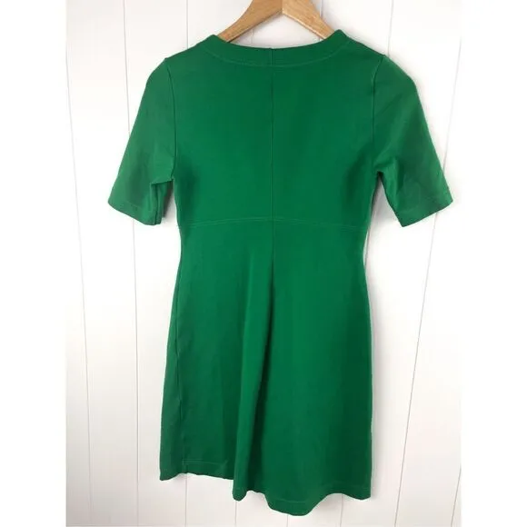 Wolford Green Professional Modest Sleek Minimalist Career Dress Size 38 (S)