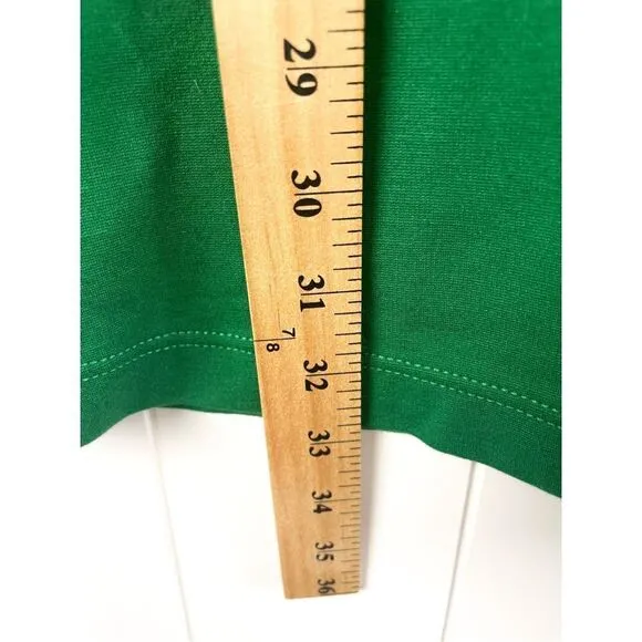 Wolford Green Professional Modest Sleek Minimalist Career Dress Size 38 (S)