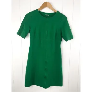 Wolford Green Professional Modest Sleek Minimalist Career Dress Size 38 (S)