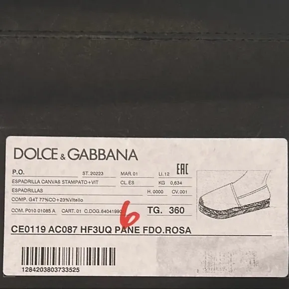 Woman shoes Dolce &amp; Gabbana authentic 💕womans espadrillas