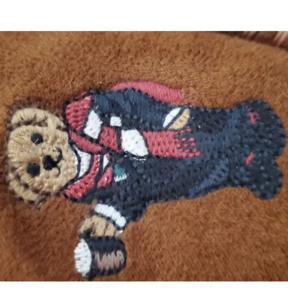 Woman's Slippers POLO RALPH LAUREN Dezi BEAR Moccasin Slipper Size 7 (NWOT?)