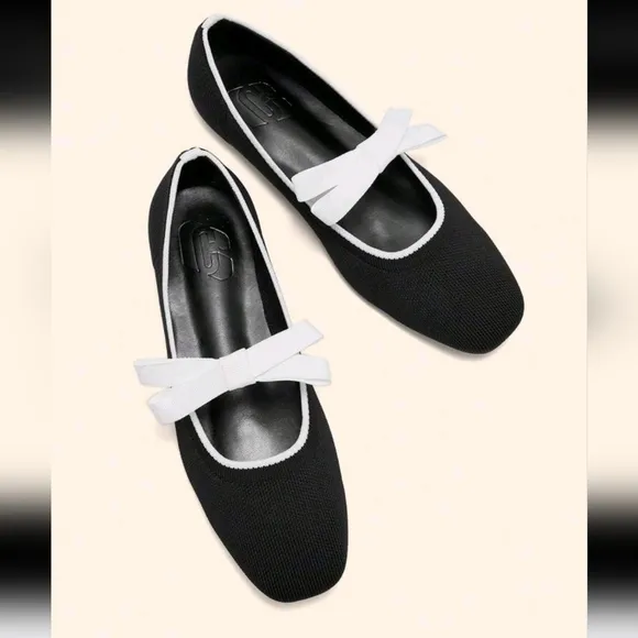 Women Plaid Square Toe Flat Shoes, Comfortable