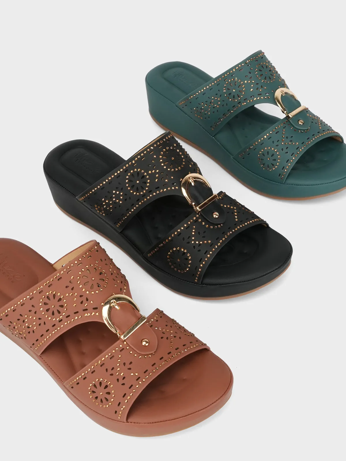 Women "LOVEDAY"Casual Wedge Slippers