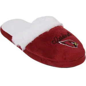 Women's Arizona Cardinals Colorblock Fur Slide Slippers
