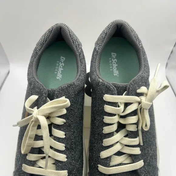 Women's Dr. Scholl's Gray Felt Sneakers Size 8.5