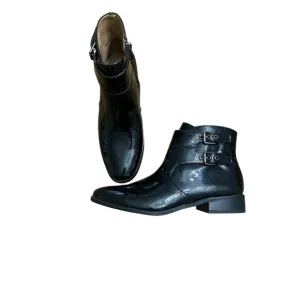 Women's Franco Sarto Boots Patent Leather Size 7.5
