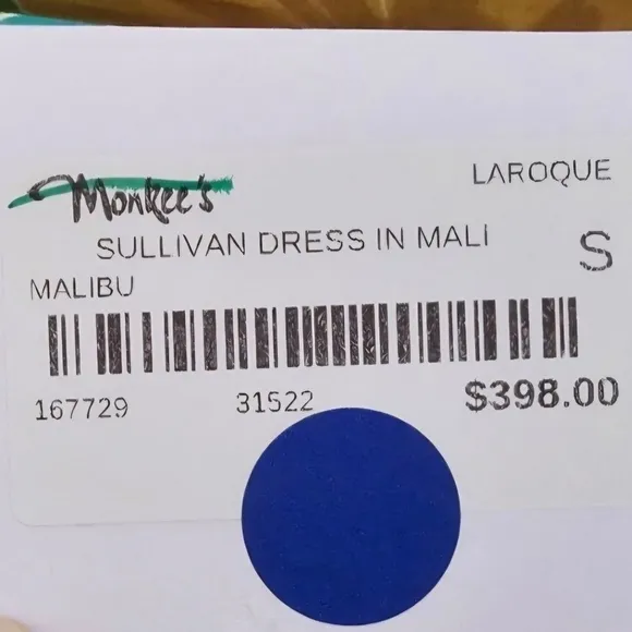 Women's LaRoque Sullivan Maxi Dress in Malibu SIZE SMALL NWT Boho Costal Luxury