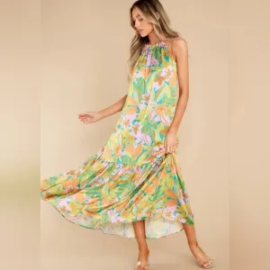 Women's LaRoque Sullivan Maxi Dress in Malibu SIZE SMALL NWT Boho Costal Luxury
