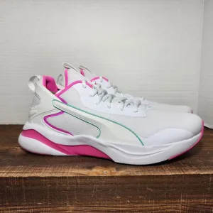 Women's Puma Softride Sneakers, Size 8, White &amp; Pink - New whitout tags