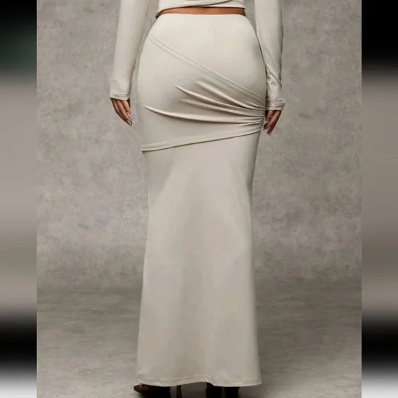 Women's Solid Color Fitted Minimalist Casual Daily Skirt