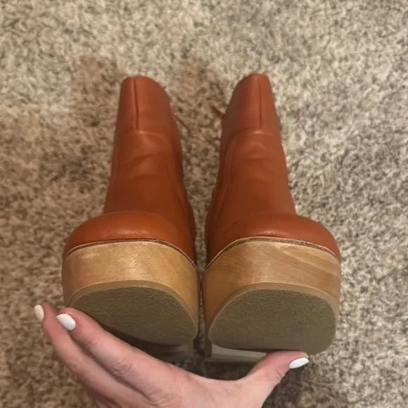 Women's Tan Ankle Boots by Charlotte Stone