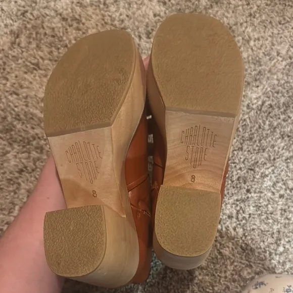 Women's Tan Ankle Boots by Charlotte Stone