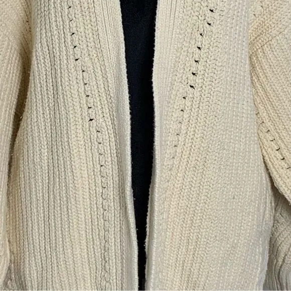 Women’s XS Free People Nightingale Cardi oversized cream cardigan.