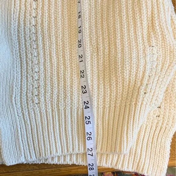 Women’s XS Free People Nightingale Cardi oversized cream cardigan.