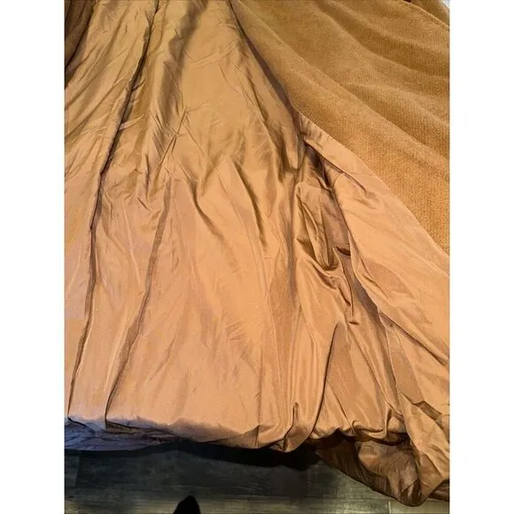 Worthington Womens Tortoise Brown Long Sleeve Belted Trench Coat. Size XL. 8
