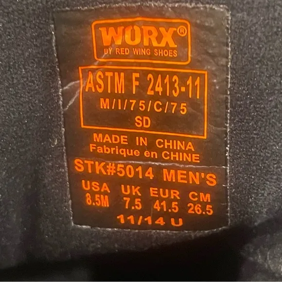 Worx Steel Toe Safety Ankle Boots By Red Wing Shoes