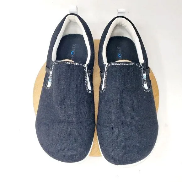 Xero Shoes Mens 10 Aptos Barefoot Minimalist Walking Slip On Hemp Canvas Loafer